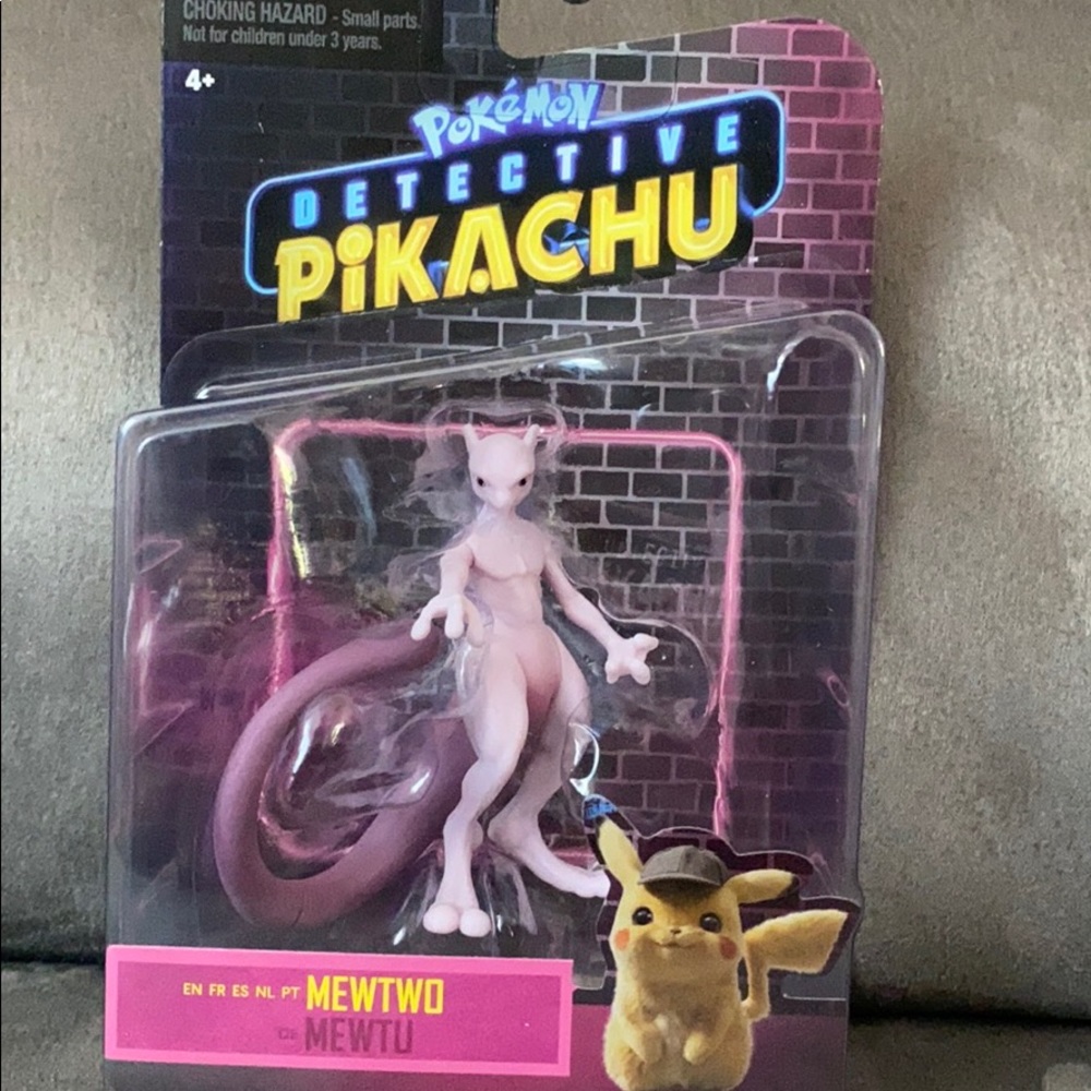 Detective Pikachu, Mewtwo 8cm Figure Single Pack
